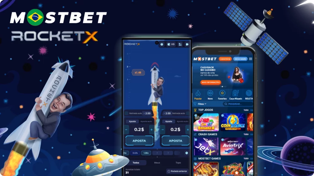 App Mostbet Rocket X