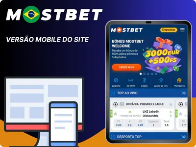 Versão Mobile do Site Mostbet